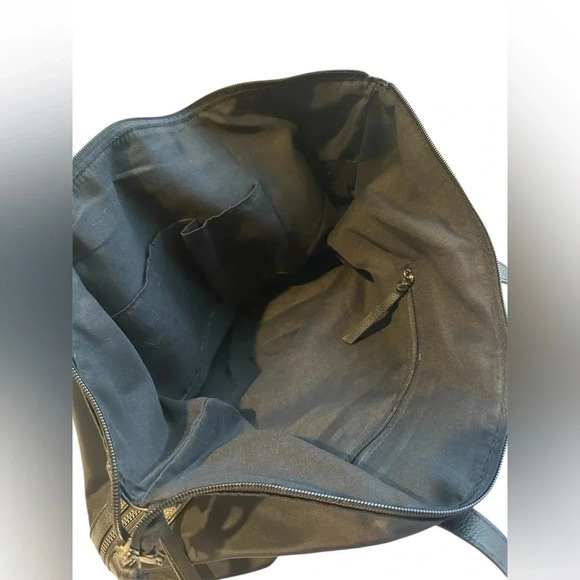 Botkier New York Bond Tote Bag Nylon Zipper Carryall in Black - Picture 7 of 8